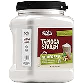 Roots Circle All Natural Tapioca Starch | Non GMO &amp; Gluten-Free Flour with No Preservatives | Kosher for Passover | Thickener for Soups, Gravies &amp; Sauces | 1 Pack (17oz)