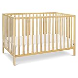 Davinci Union 4-in-1 Convertible Crib - GREENGUARD Gold Certified - Convertible Baby Crib to Toddler Bed, Daybed, Full-Size Bed - Wooden Baby Bed w/Four Adjustable Heights - Natural