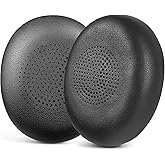Replacement Earpads for Jabra Evolve2 65 - Softer Protein Leather Ear Pads Cushions for Jabra Evolve2 65/ Evolve2 40/ Elite 45h On-Ear Wireless Headset (Black)