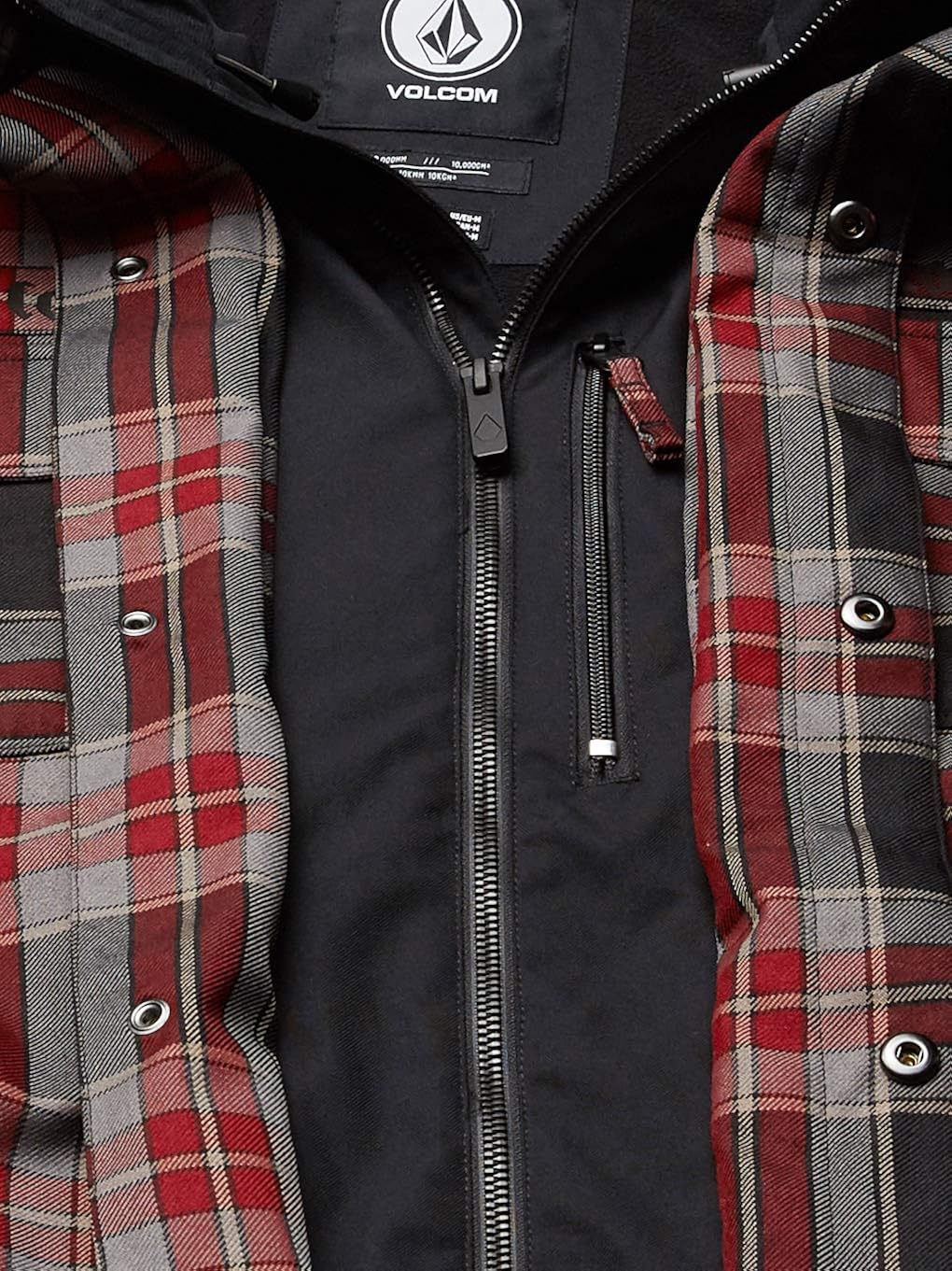 Volcom mens Creedle2stone Military Style Snow Jacket: Clothing