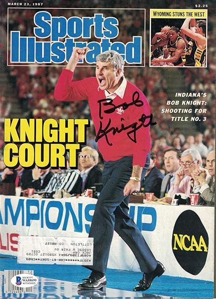 bobby knight autograph