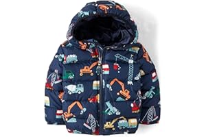 The Children's Place baby-boys And Toddler Boys' Medium Weight Wind-resistant, Water-resistant Puffer Jacket