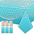 Amazon.com: 6 Pack Fish Net Decorative and Tablecloth Set, Cotton ...