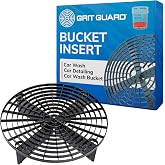 Grit Guard The Original Black Bucket Insert - 10" Diameter Car Wash Bucket for Car Washing, Detailing Compatible with 3.5, 4, 5 and 6 Gallon Buckets - Made in the USA