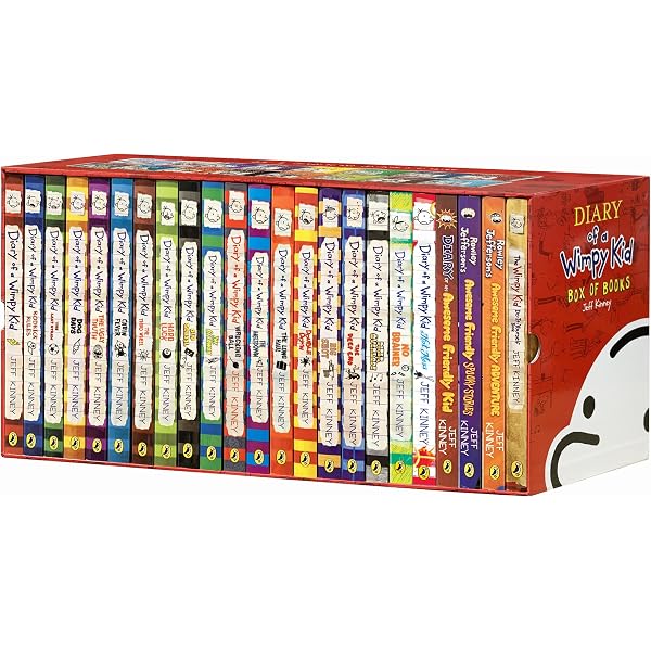 Diary of a Wimppy Kid 1-24 Books Complete Box Set Paperback