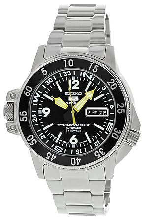 Seiko 5 Sports Automatic Black Face & Bezel SKZ211J1