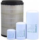 4 PCS TONNISI ST-1106 Filter Kit Fits International DT466E Diesel Engine | Replaces 3532799C, 1833121C1, 1822588C1, 3315116