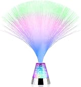 The Glowhouse Fibre Optic Ice Crystal Lamp Multi-Colour LEDs Batteries Included view 2