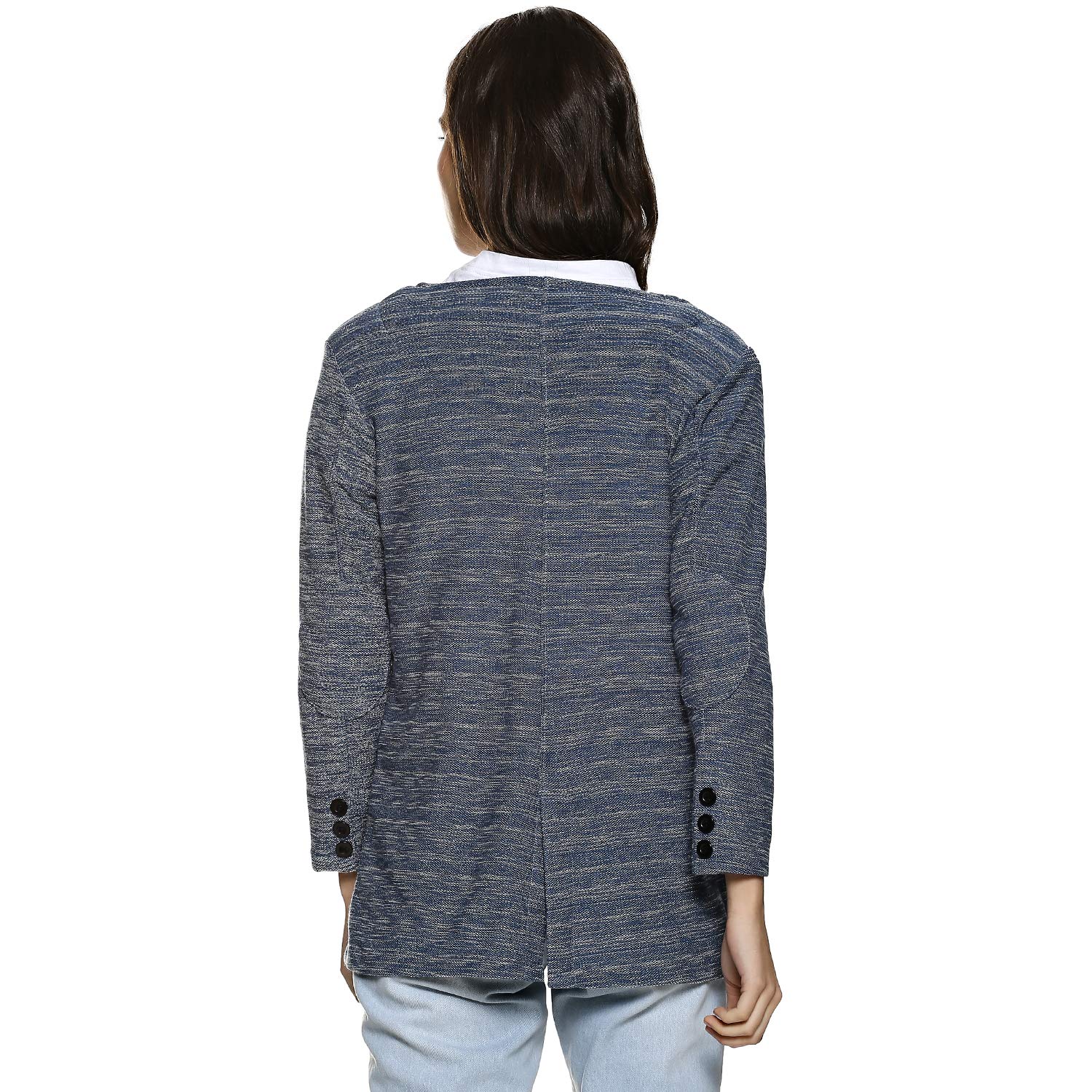 campus sutra women plain blazer