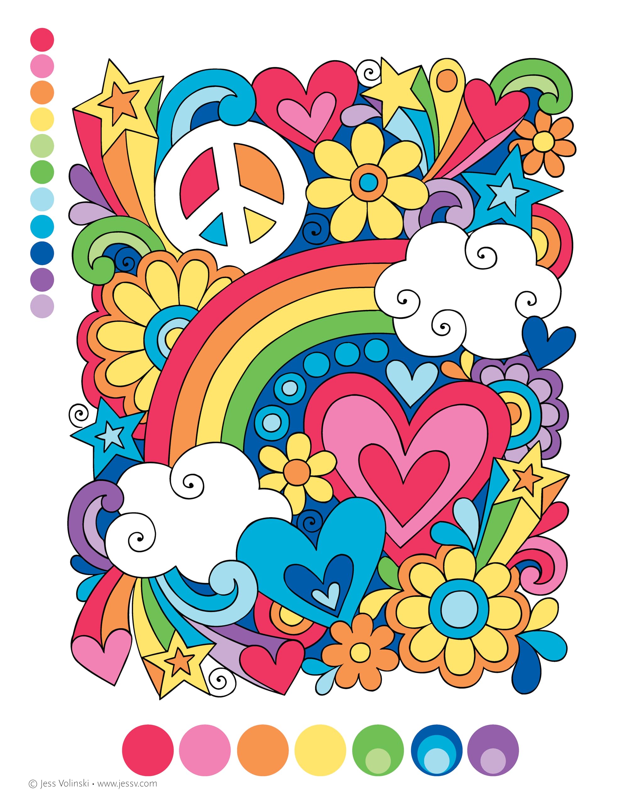 Notebook Doodles Peace, Love, and Music: Color & Activity Book (Design Originals) 32 Groovy Designs; Beginner-Friendly Relaxing & Inspiring Art Activities for Tweens, on Extra-Thick Perforated Pages Notebook Doodles Peace, Love, and Music: Color & Activity Book (Design Originals) 32 Groovy Designs; Beginner-Friendly Relaxing & Inspiring Art Activities for Tweens, on Extra-Thick Perforated Pages No