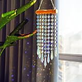 HDCRYSTALGIFTS 13" Crystal Sun Catcher Rainbow Maker Prisms Wind Chime view 5