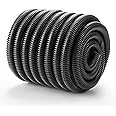 Wire Loom 1/2 inch 33ft, YCLYC Split Loom, Cord Protectors from Pets, Wire Protector Tubing, Flexible Wire Conduit, Electrical Cord Cover for Automotive, Black
