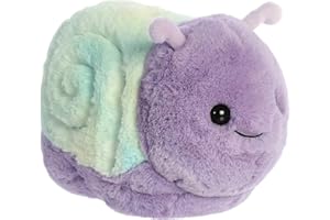 Aurora® Adorable Spudsters™ Emily Snail™ Stuffed Animal - Comforting Cuddles - Playful Companions - Purple 10 Inches
