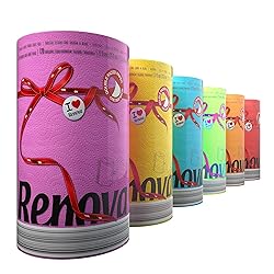 Renova Red Paper Towel Pack - 1 Roll - 120 Sheets