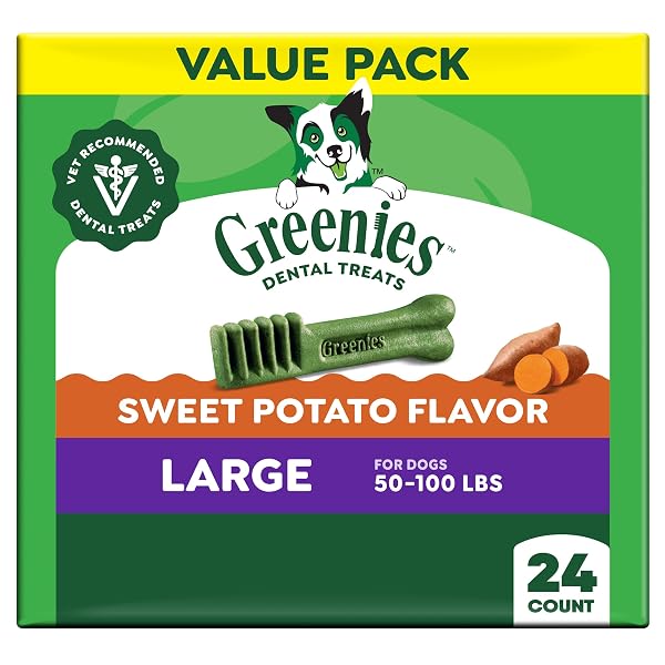 GREENIES DOG TREATS, VETERINARIAN-RECOMMENDED NATURAL DENTAL DOG TREATS,...