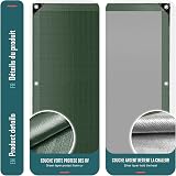 VOUNOT 1.5x6m Waterproof Tarpaulin 240 g/m² Ultra Heavy Duty Green view 6