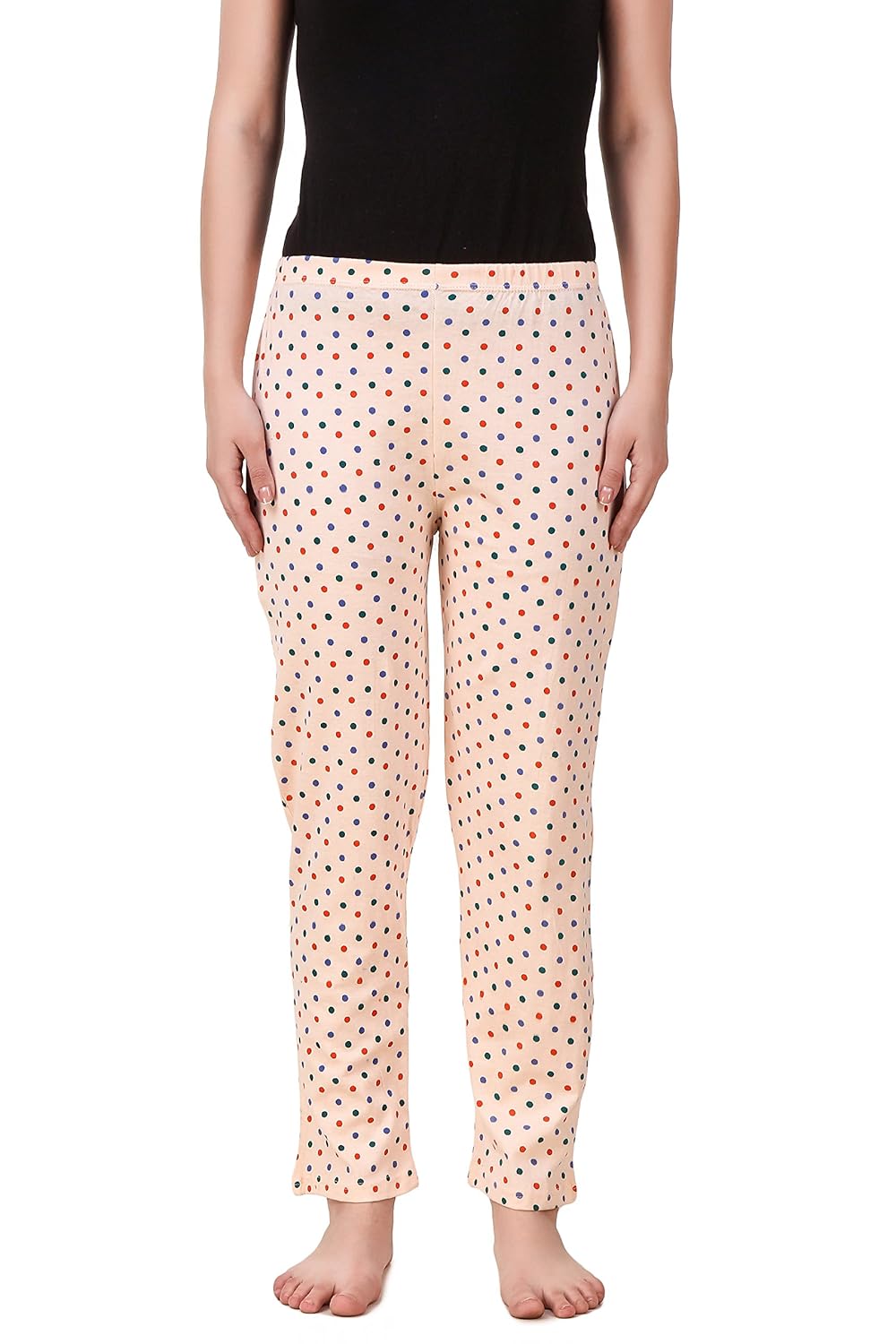 masha women's cotton printed multicolor pyjama