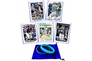 G.O.A.T CHASER Cal Raleigh Cards (5) Assorted Baseball Card Gift Pack - Seattle Mariners