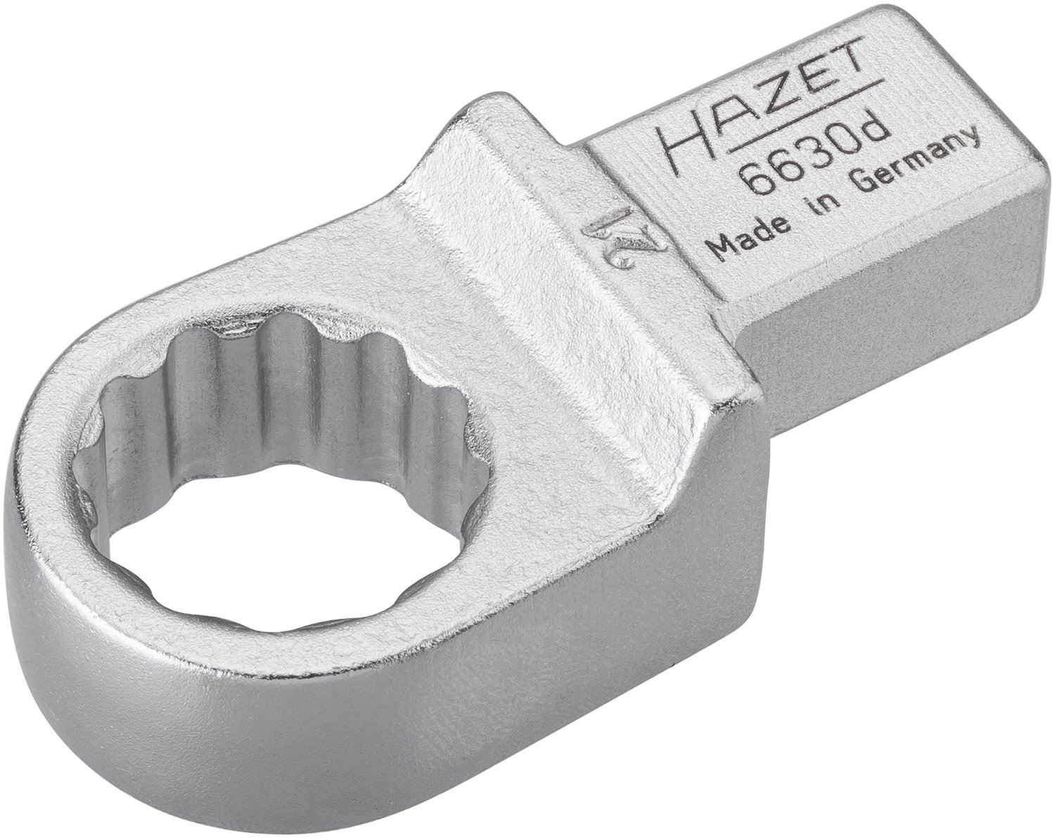 HAZET 6630D-21 66.5 mm 12-Point Traction Profile Insert Box-End Wrench - Chrome-Plated