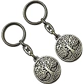 Dual Pack Plane Tree Generation Tree Of Life Metal Oxide Color Key Chain Keyring