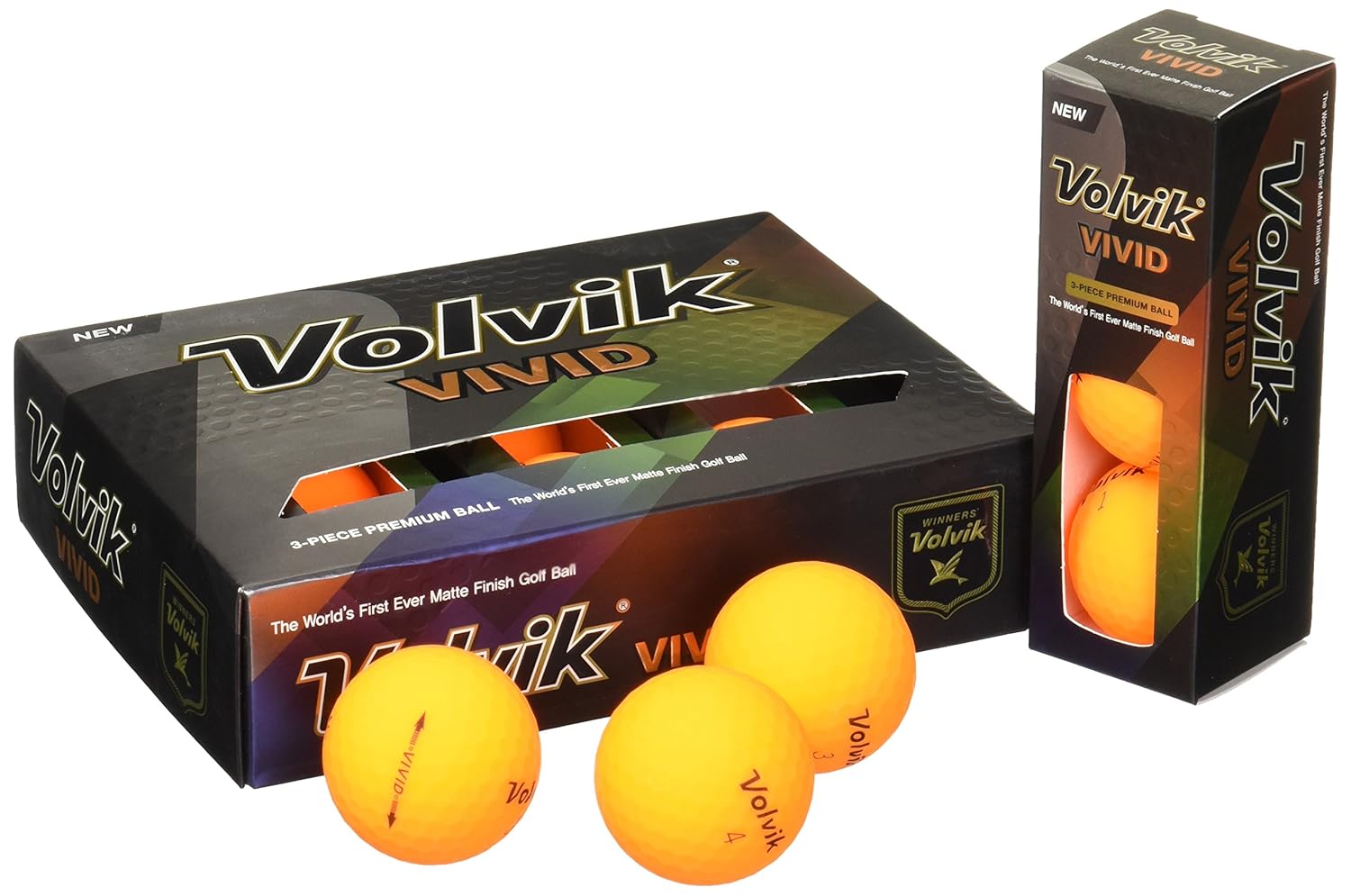 Volvik Vivid Golf Balls, One Dozen (2017 Version) Amazon.co.uk Sports