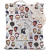 ZJXHPO BG3 Tote Bag Its A BG3 Thing Reusable Grocery Shopping Bag Astarion Handbag BG3 Gamer Shoulder Bag (BG3 Tote)