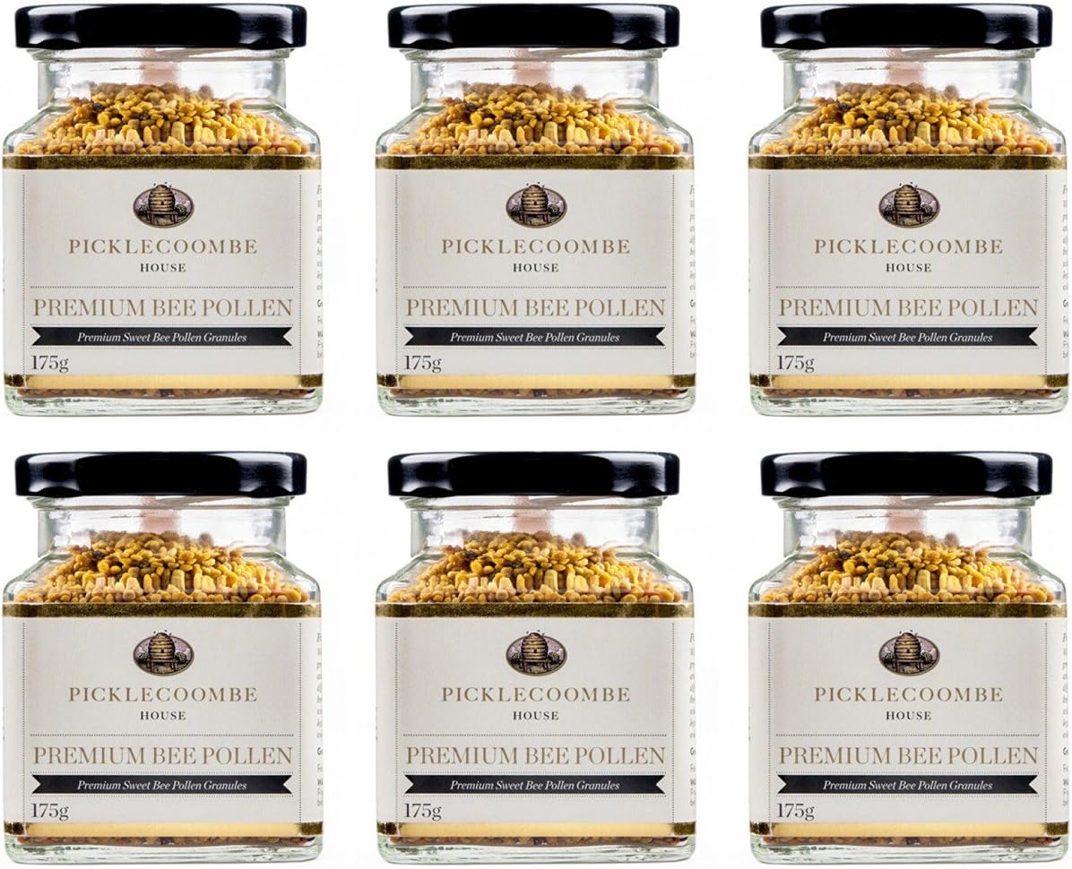 (6 Pack) - Picklecoombe House - Premium Bee Pollen | 175g | 6 Pack Bundle
