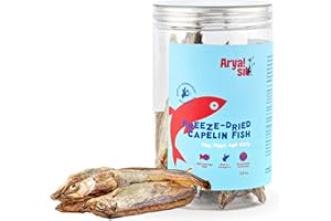 Arya Sit! - Freeze-Dried Single Ingredient Dog Treats (Capelin Fish)