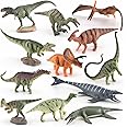 GUFOPONAS Mini Dinosaur Toy Set for Realistic 12PCS Dinosaur Cupcake Decorations Dinosaur Cake Decorations for Boys 2 Inch for Kids Toddlers Birthday Gift