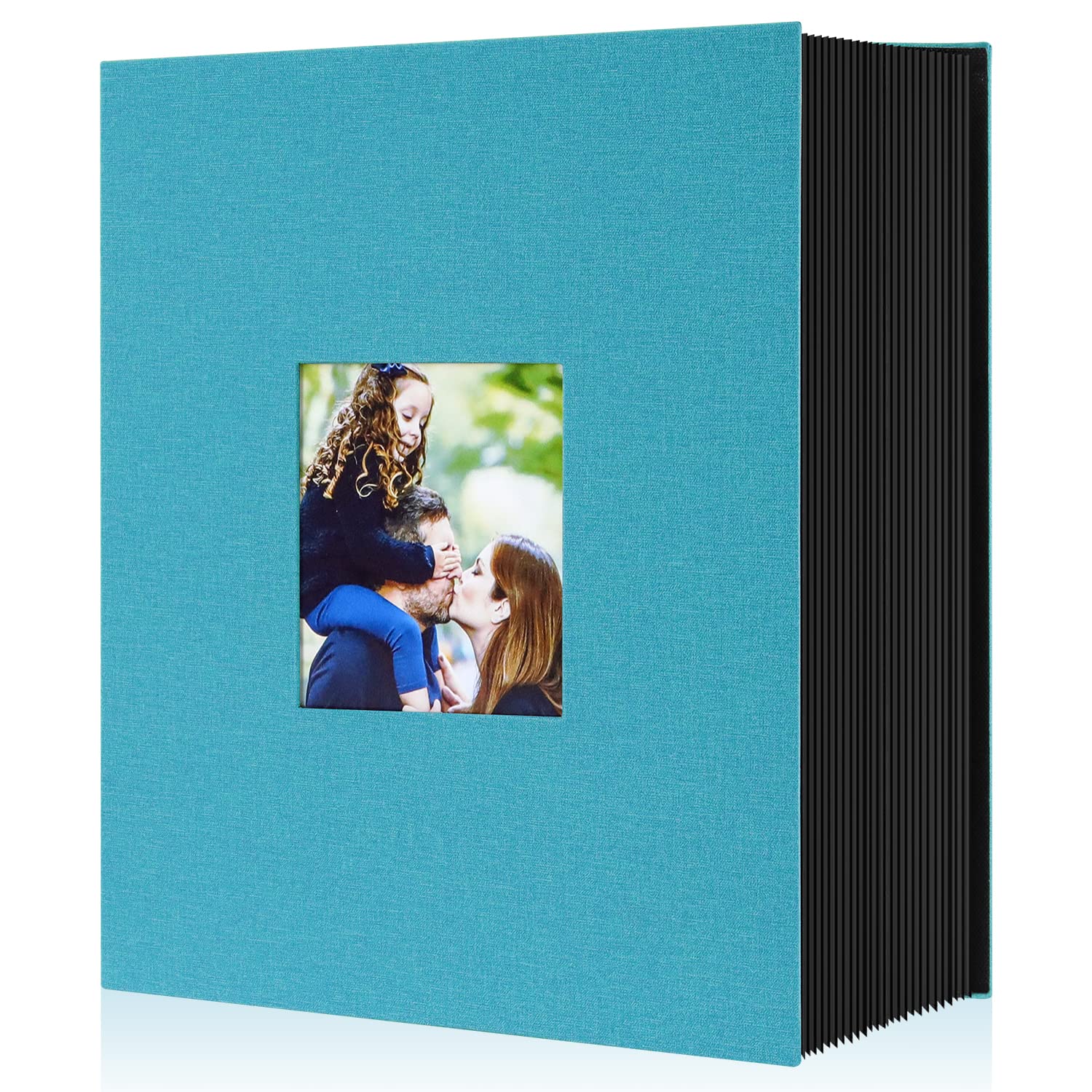 Lanpn Large Giant Linen Fabric Photo Album for Horizontal Vertical Photos (10 x 15 cm) (1000 cm) (1000 cm)