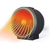 BLACK+DECKER Turbo Heater and Fan Combo, Digital Personal Heater with 4 Settings, 1500W Portable Heater for Office and Home, 
