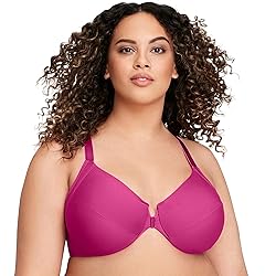 Glamorise Full Figure Plus Size Front-Closure