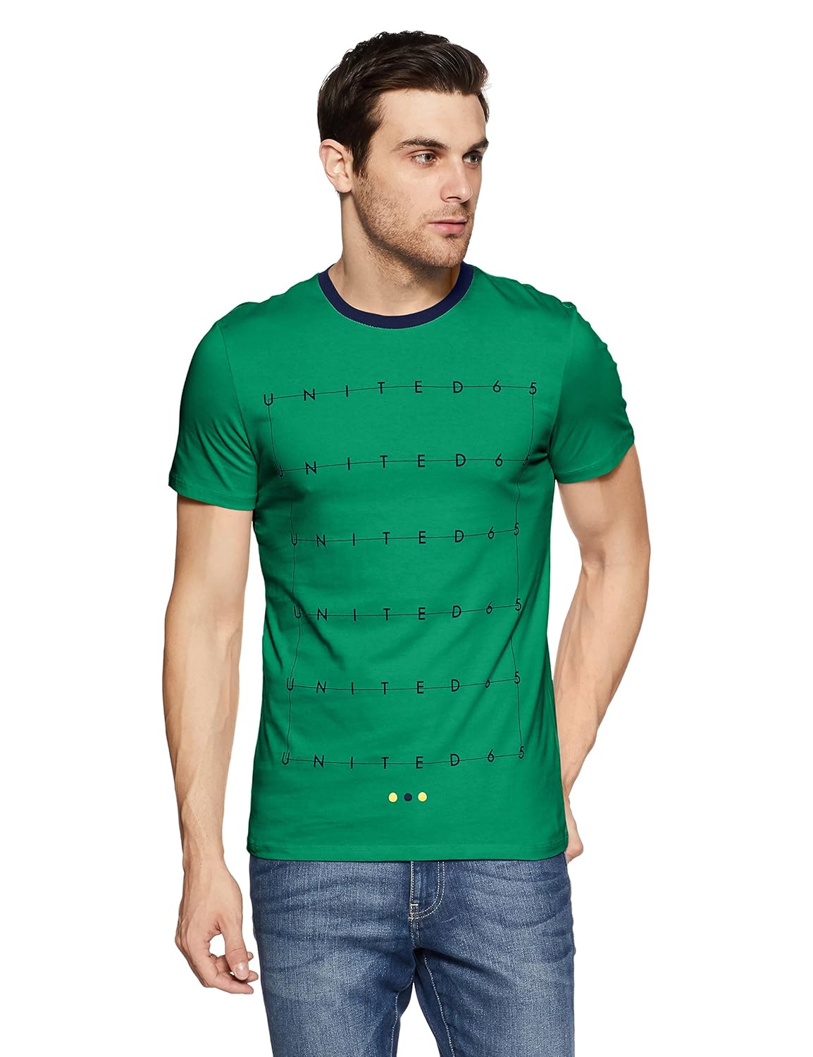 united colors of benetton men's printed regular fit t-shirt