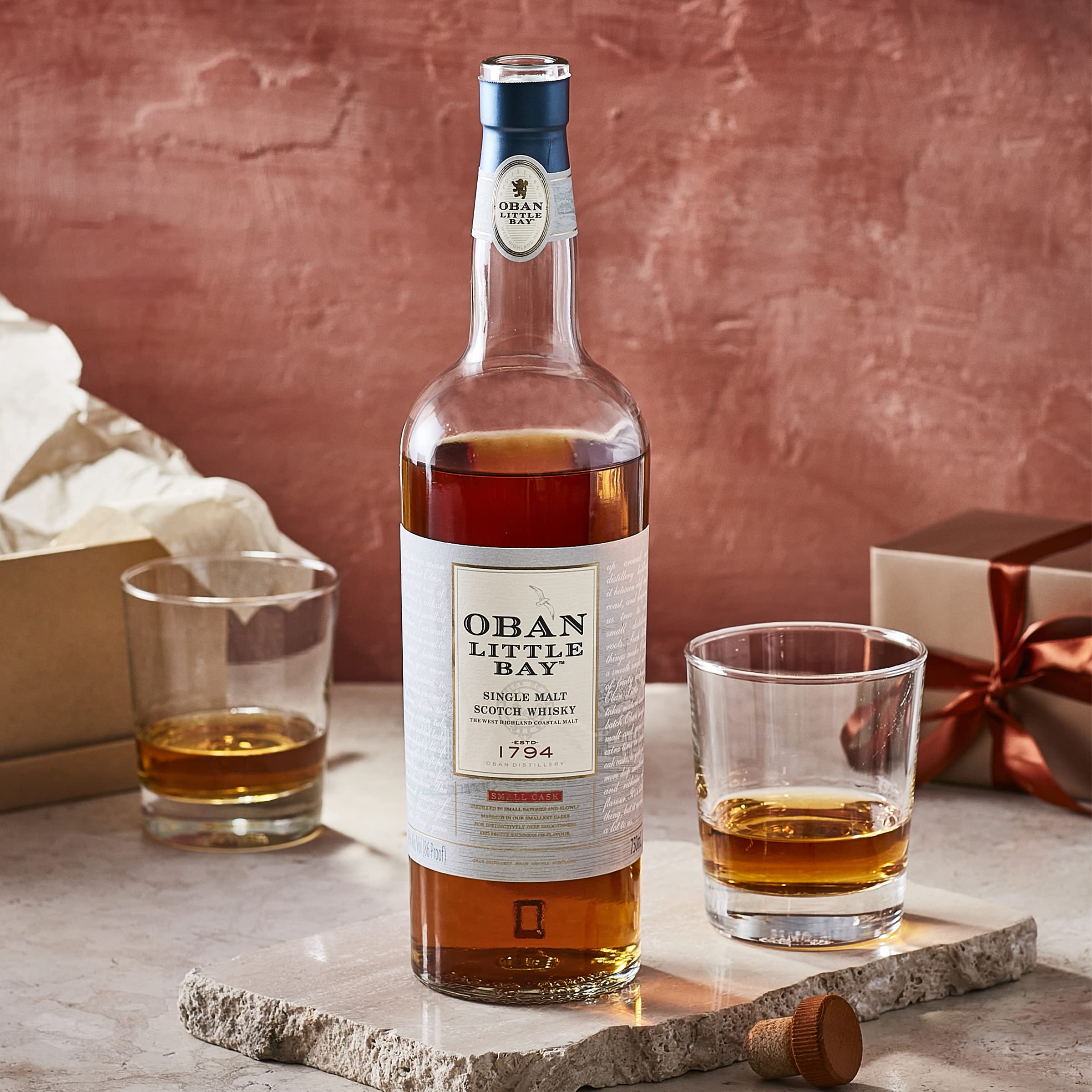 Oban Little Bay, Highland Single Malt Scotch Whisky, aromatischer, handverlesen aus Schottland, 43% vol, 700ml Einzelflasche 7