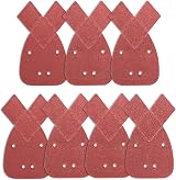 STEBRUAM Mouse Sander Pad 88Pcs Assorted Grits 40-800 5 Holes Hook Loop