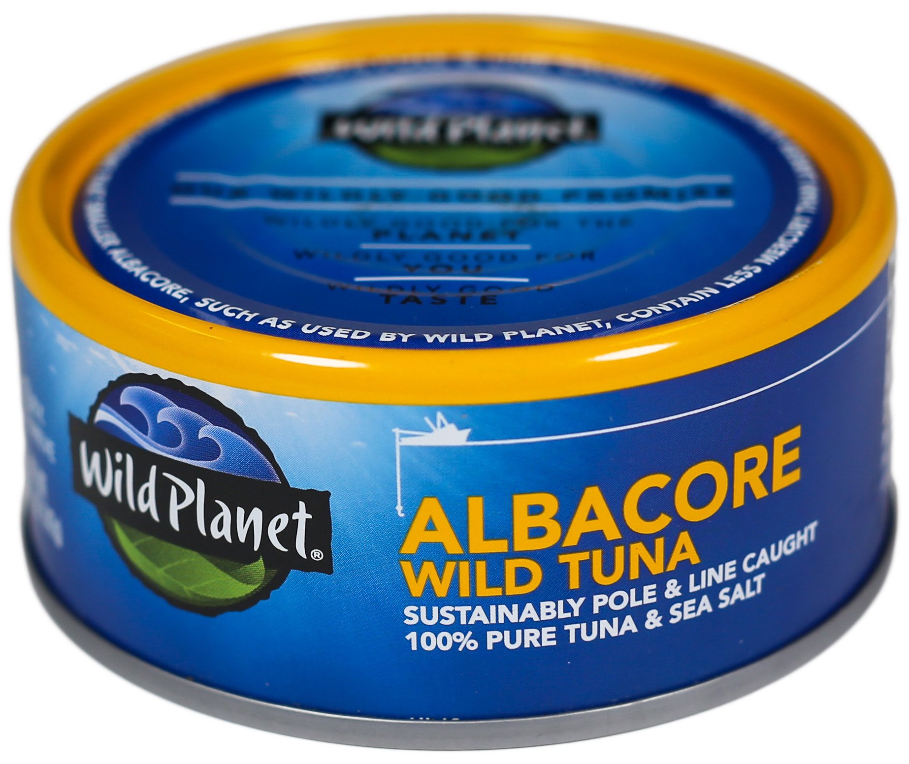 Wild Wild Albacore Tuna with Sea Salt, 100 Pole Line Caught, 5