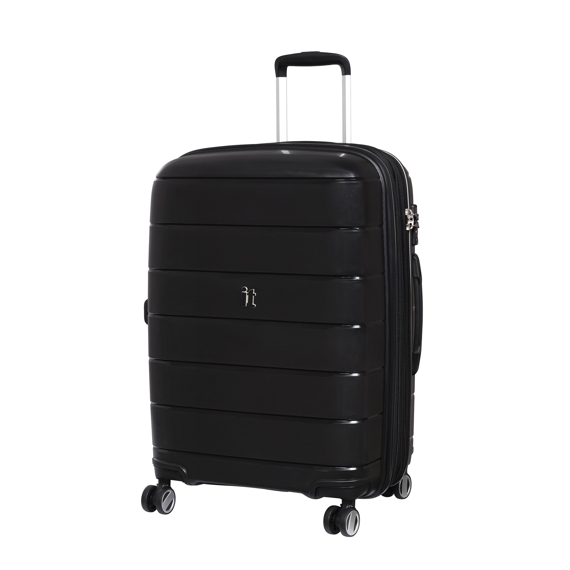 it luggage asteroid 4 wheel hard cabin suitcase