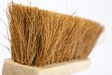 Newman and Cole 10 inch Wooden Broom Head with Soft Coco Bristles view 4