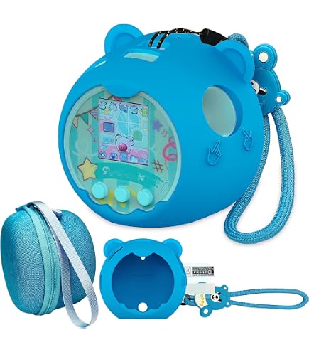 Coque En Silicone Pour Punirunes - Protection Souple Jaune Avec Lanière - Pour Animal Numérique Interactif
