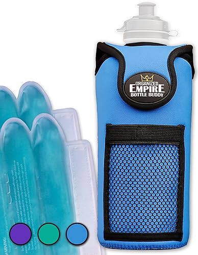 Organized Empire Insulated Water Bottle Holder with Shoulder Strap