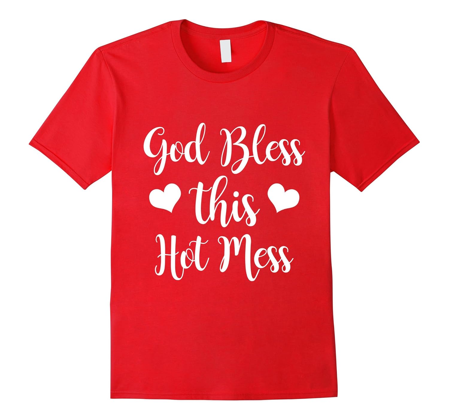 Jesus Tee Shirt, God Bless This Hot Mess T-shirt-ANZ