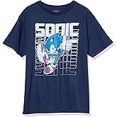 SEGA Boys Sonic The Hedgehog Short Sleeve Tee - Sonic, Tails, Knuckles - Sega