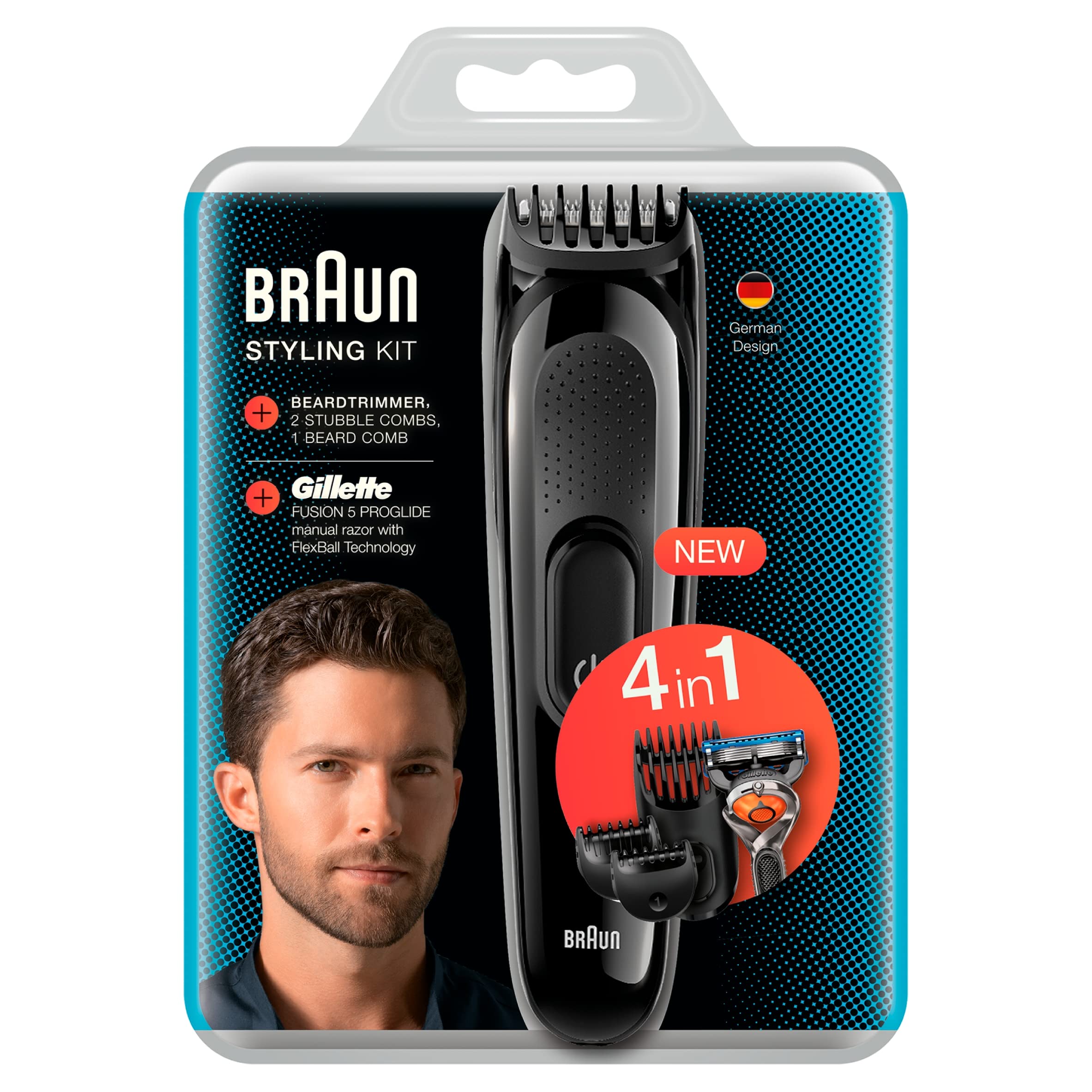 Braun SK3000 Styling Kit 4 in 1 Beard Trimmer For Men