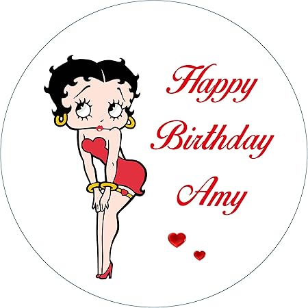 Cake Toppers 7 5 Betty Boop Edible Icing Birthday Cake Topper