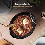 VonShef Fika 3.5L Slow Cooker Nordic Design With Removable Ceramic Pot view 6