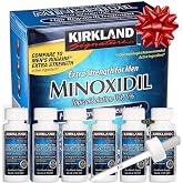 6 Months Supply-Minoxidil Liquid Extra Strength Hair Regrowth Treatment for Men, 5% Topical Solution,Dropper Applicator and Instructional Guide Included,Total 12 Fl Oz