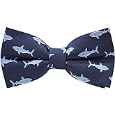 Carahere Boys Bow Ties Handmade Adjustable Pre-Tied Pattern Bow Ties For Kids