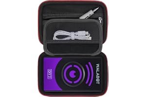 Supmay Hard Carrying Case for WALABOT DIY 2 - Advanced Stud Finder and Wall Scanner, Travel Storage Holder with Zipper Mesh Bag for Charging Cable and Other Accessories, Black