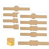 Brown Kraft Soap Labels Stickers 120pcs Homemade Soap Wrap Tags Paper Soap Sleeves Covers Tape Brown Kraft SoapLabels Soaps Packaging Paper Wrap for Homemade Packaging Supplies