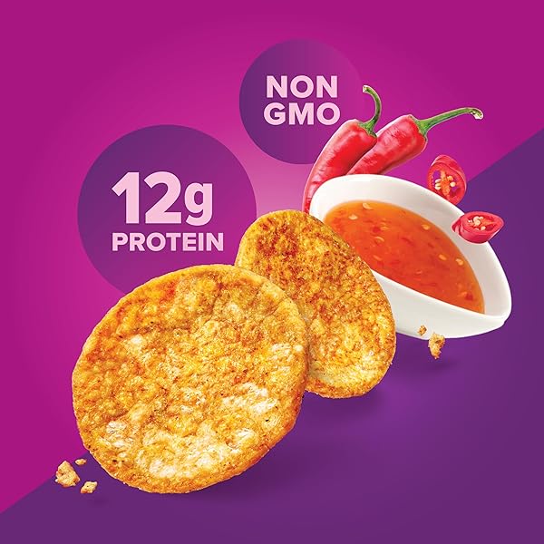 PURE PROTEIN POPPED CRISPS, SWEET CHILI, HIGH PROTEIN SNACK, 12G PROTEIN, 1.27OZ., 12 COUNT